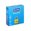 Durex Extra Safe, Extra Lubricated Slightly Thicker, 3 Condoms