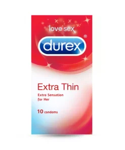 Durex Extra Thin Extra Sensation For Her 10 Condoms