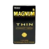 Magnum Large Size Condoms Thin Ultra Smooth Lubricant 12 Latex Condoms For Contraception Plus STI Protection EXP (1/24)