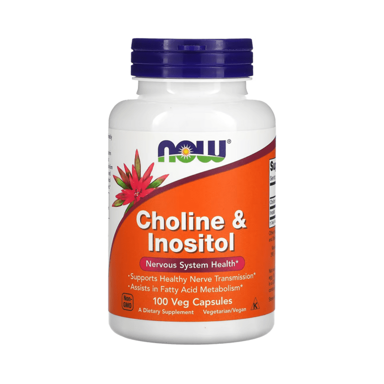 NOW Foods Choline & Inositol 100 Veg Capsules