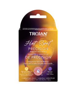Trojan Hot Spot Precision Vibrating Ring Designed For Spot On Pleasure 1 Vibrating Ring