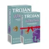 Trojan Ultra Thin For Ultra Sensitivity Condoms 12 Lubricated Latex Condoms Buy One Get 2nd 50% Off