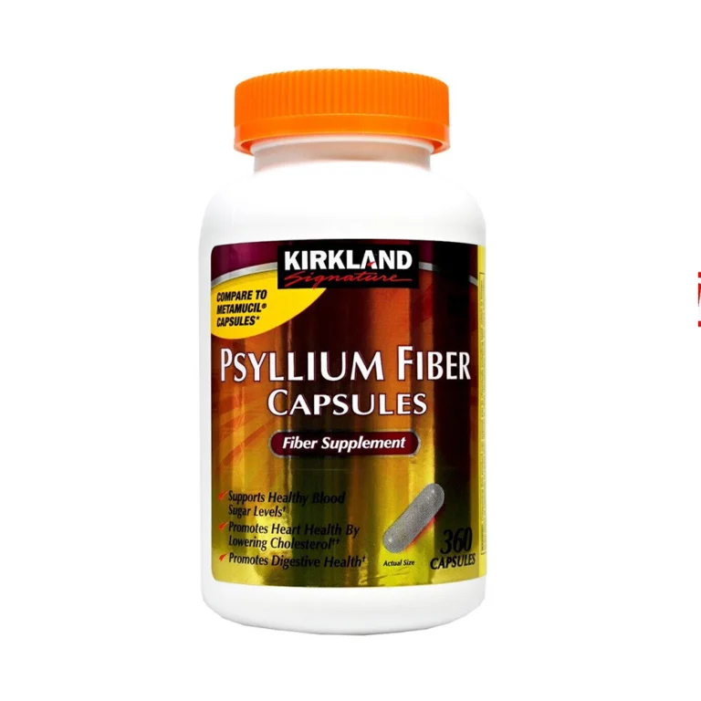 Kirkland Signature Psyllium Fiber Supplement Capsules, 360 Capsules