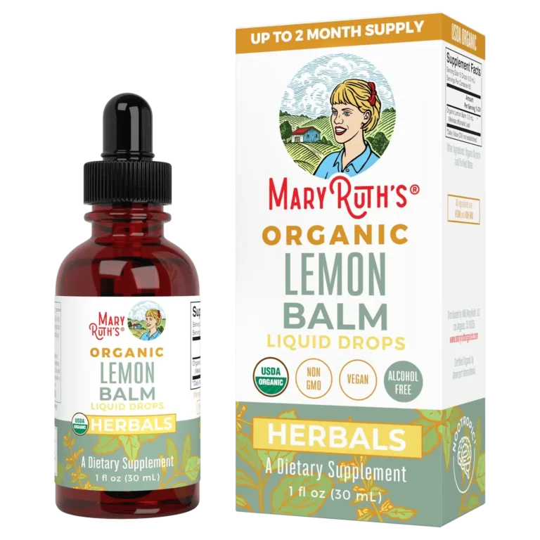 Mary Ruth’s Organic Lemon Balm Leaf Liquid Drops