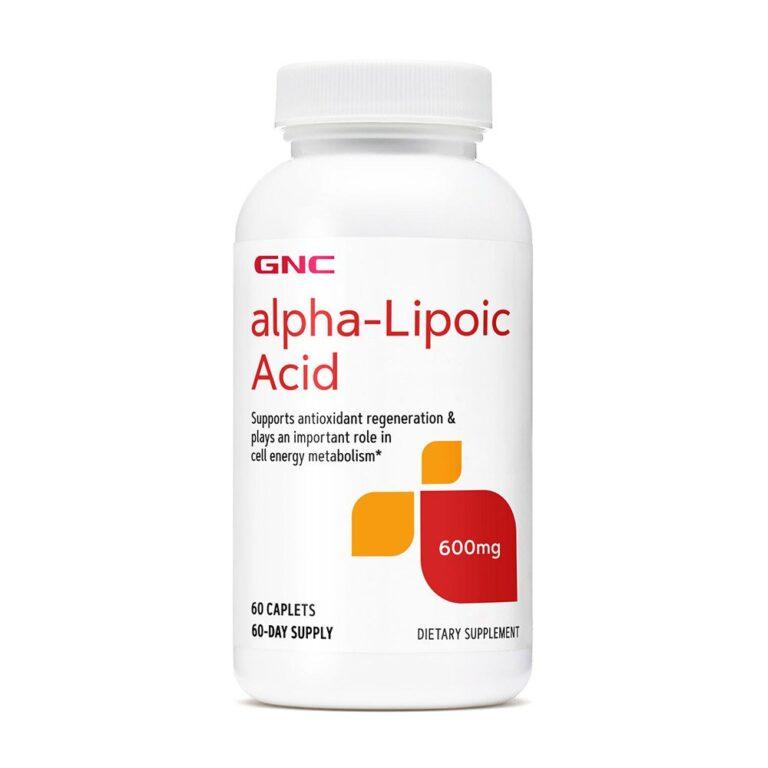 GNC Alpha-Lipoic Acid 600mg 60 Caplets