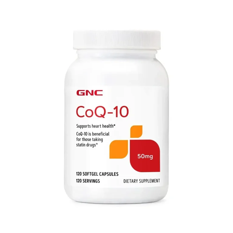 GNC COQ10 50mg Supports Heart Health 120 Softgels Capsules