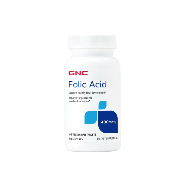 GNC Folic Acid 400mcg 100 Tablets