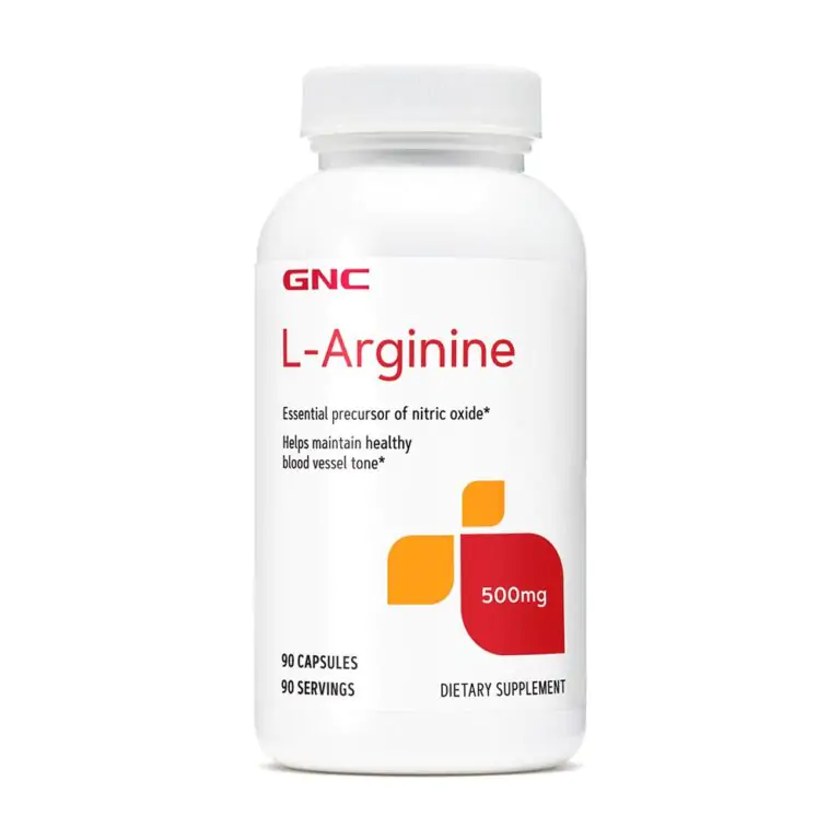 GNC L-Arginine 500mg 90 Capsules