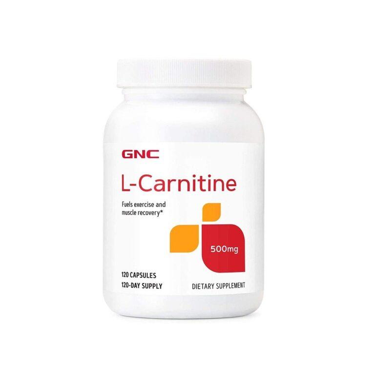 GNC L Carnitine 500mg 120 Capsules