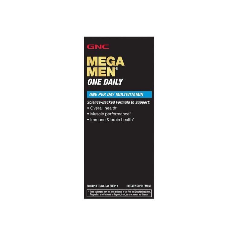 GNC MEGA MEN One Daily Multivitamin 60 Caplets