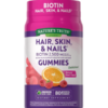 HAIR SKIN AND NAILS2500 MCGOF BIOTIN80 Vegan Gummies