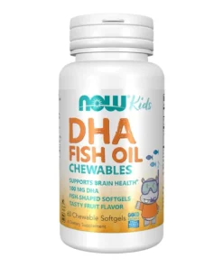 NOW DHA Kids Fish Oil Chewables, 60 Ct
