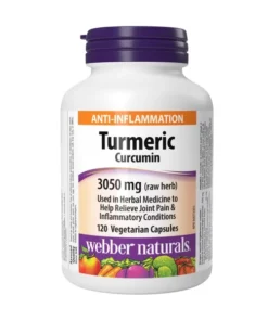 Webber Naturals Turmeric Curcumin 3050mg, 120 Ct