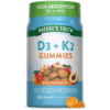 Vitamin D3 and K2 Gummies Nature's Truth