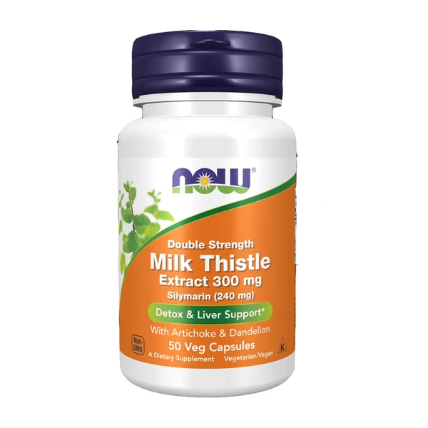 NOW MILK THISTLE EXTRACT 300MG 50 Ct