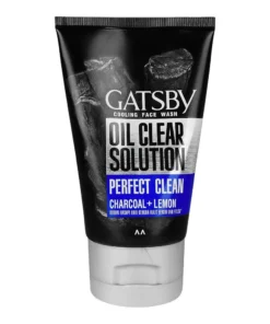 Gatsby Oil Clear Solution Perfect Clean Charcoal+Lemon Cooling Face Wash