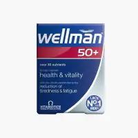 Vitabotics wellman 50+ Health and Vitality 30 Tablets