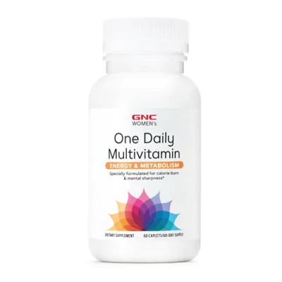 GNC Women's One Daily Multivitamin Energy & Metabolism 60 Caplets