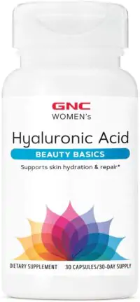 Supplement Facts of GNC Women's Hyaluronic Acid by GNC Beauty Basics