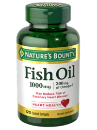 Nature’s Bounty Fish Oil 1000 MG 300 MG Of Omega-3 Softgels