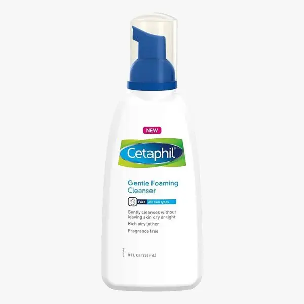 Cetaphil Gentle Foaming Cleanser Face Fragrance Free 8 fl oz (236 ml)